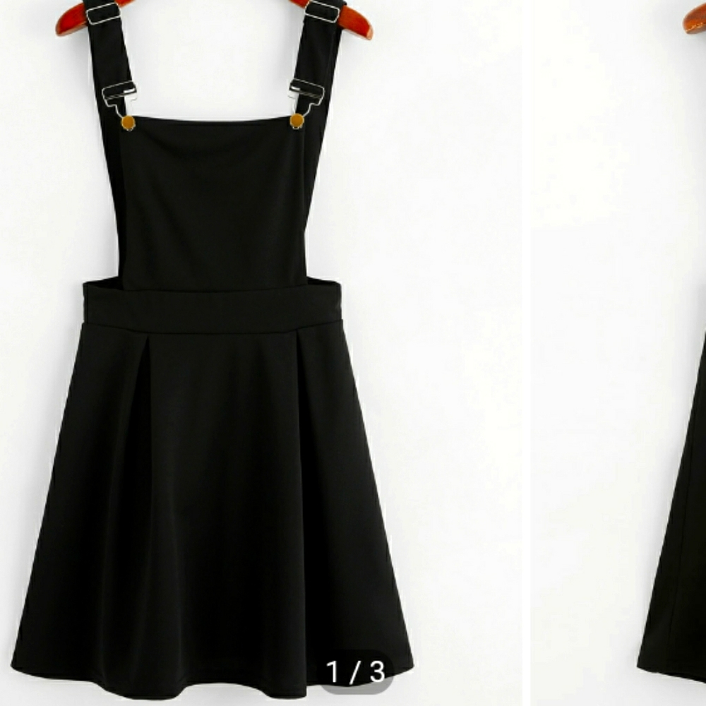Black Overall Dress